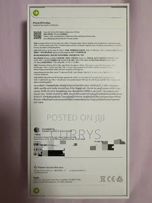New Apple iPhone 16 Pro Max 1 TB Gray
