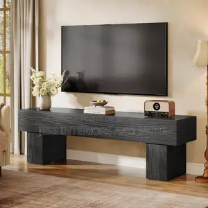 TV Stand (Entertainment Center)- Black