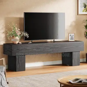 TV Stand (Entertainment Center)- Black
