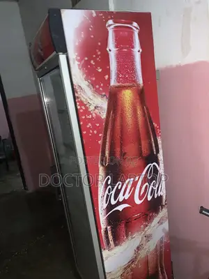Red Single Door Display Fridge