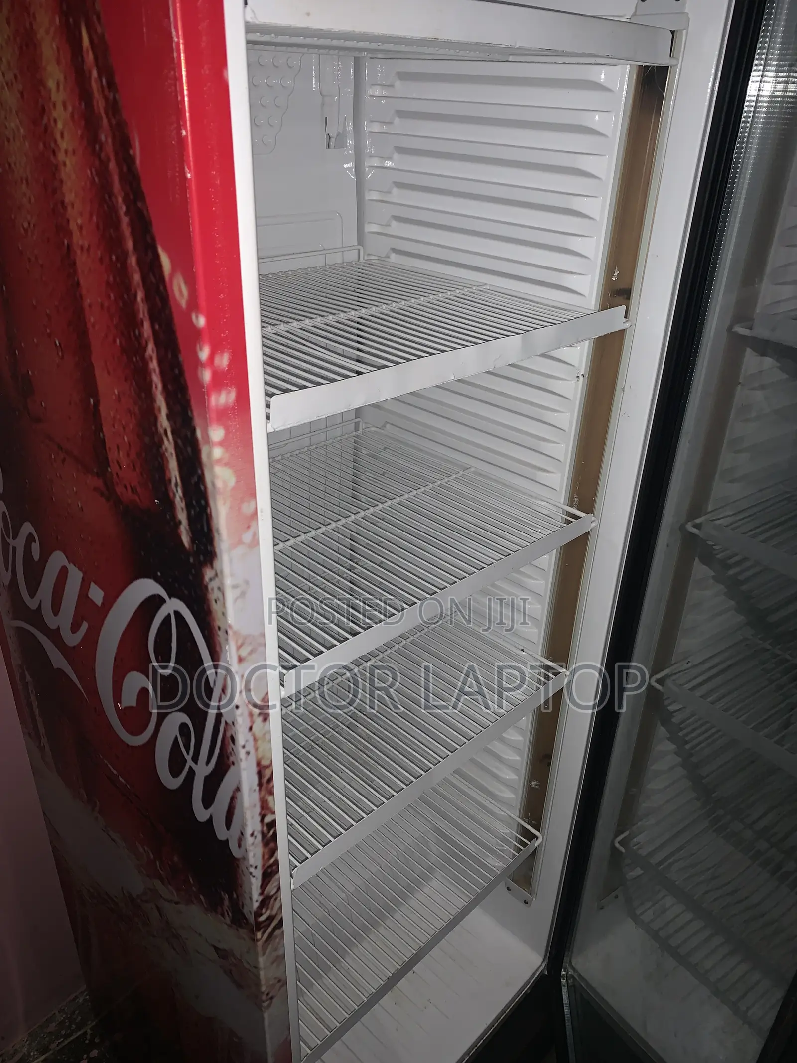 Red Single Door Display Fridge