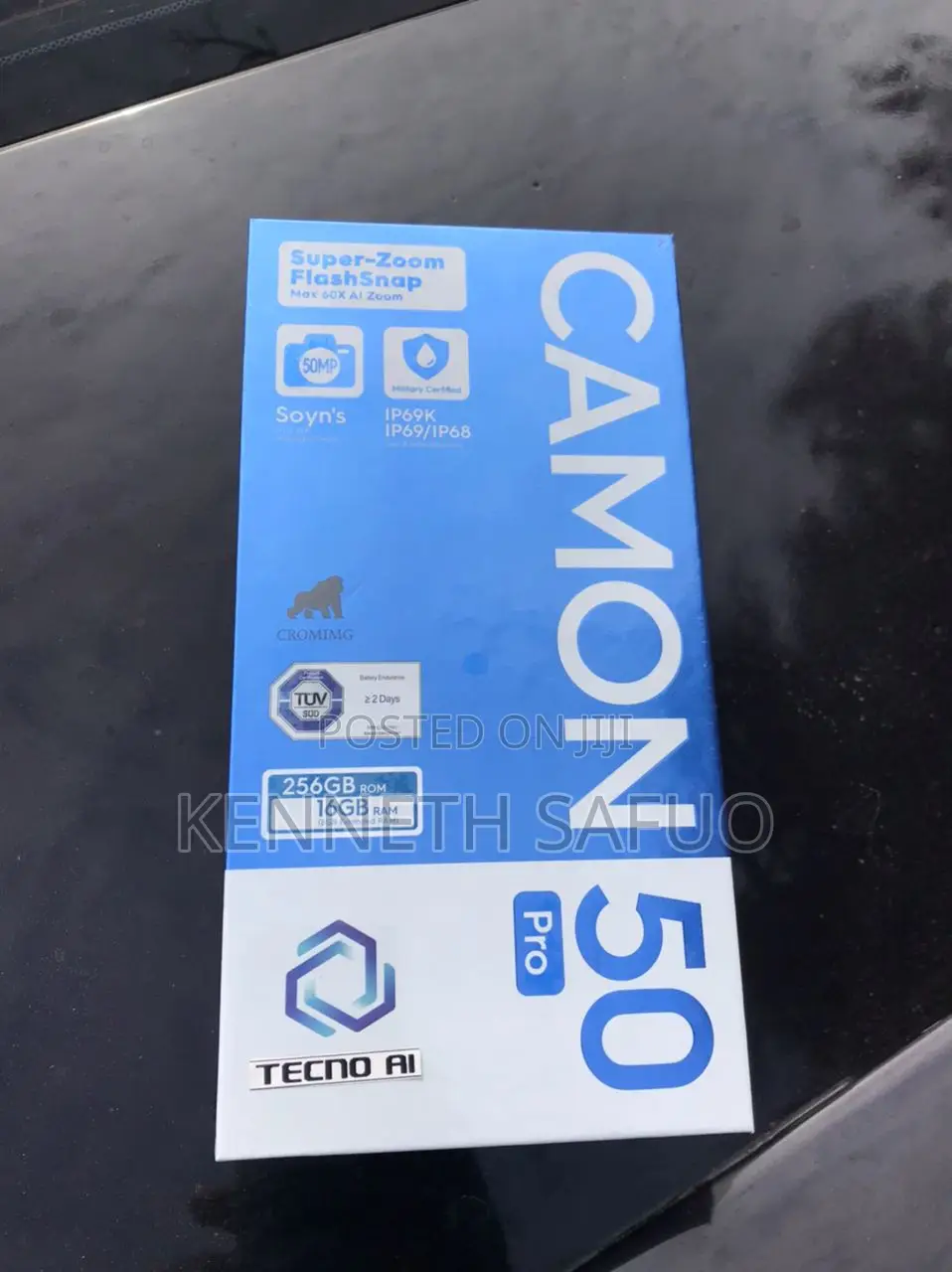 New Tecno Camon 50 Pro 256 GB Silver