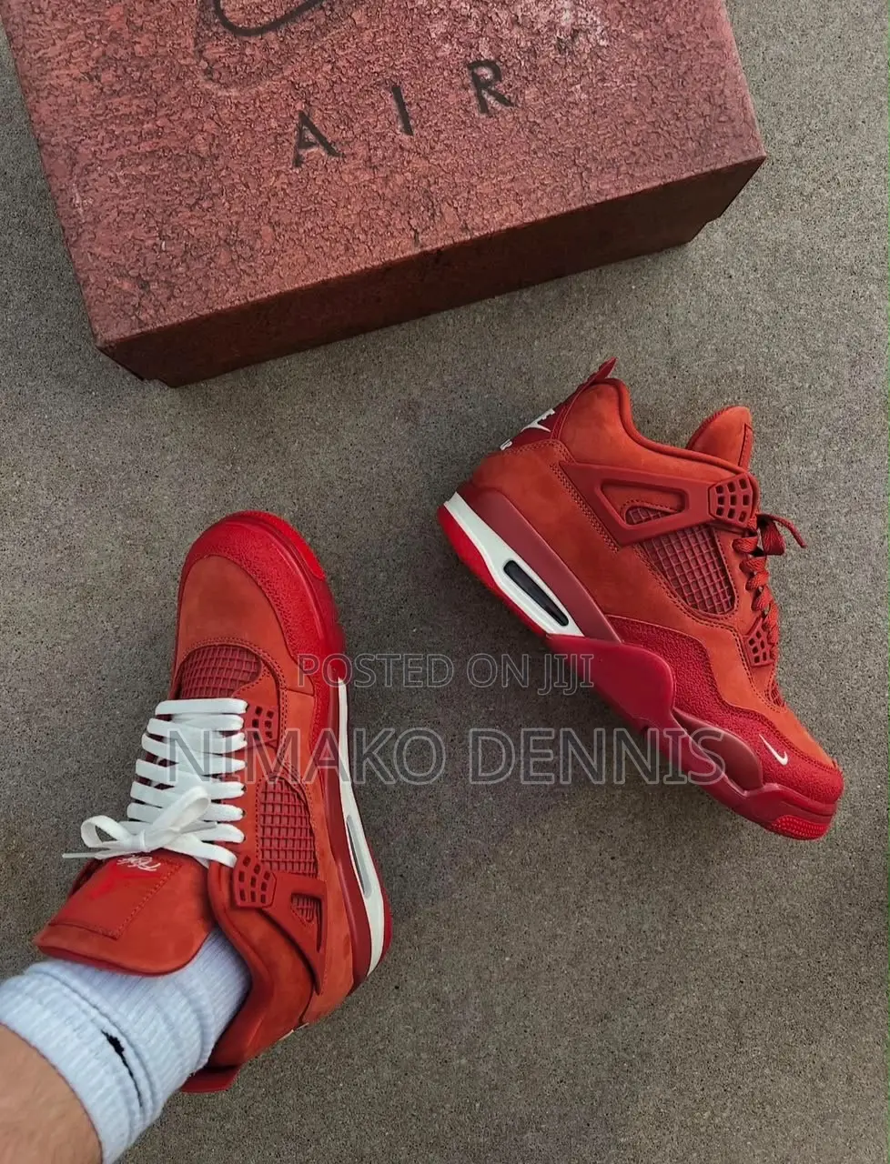 Red Jordan 4 Bike