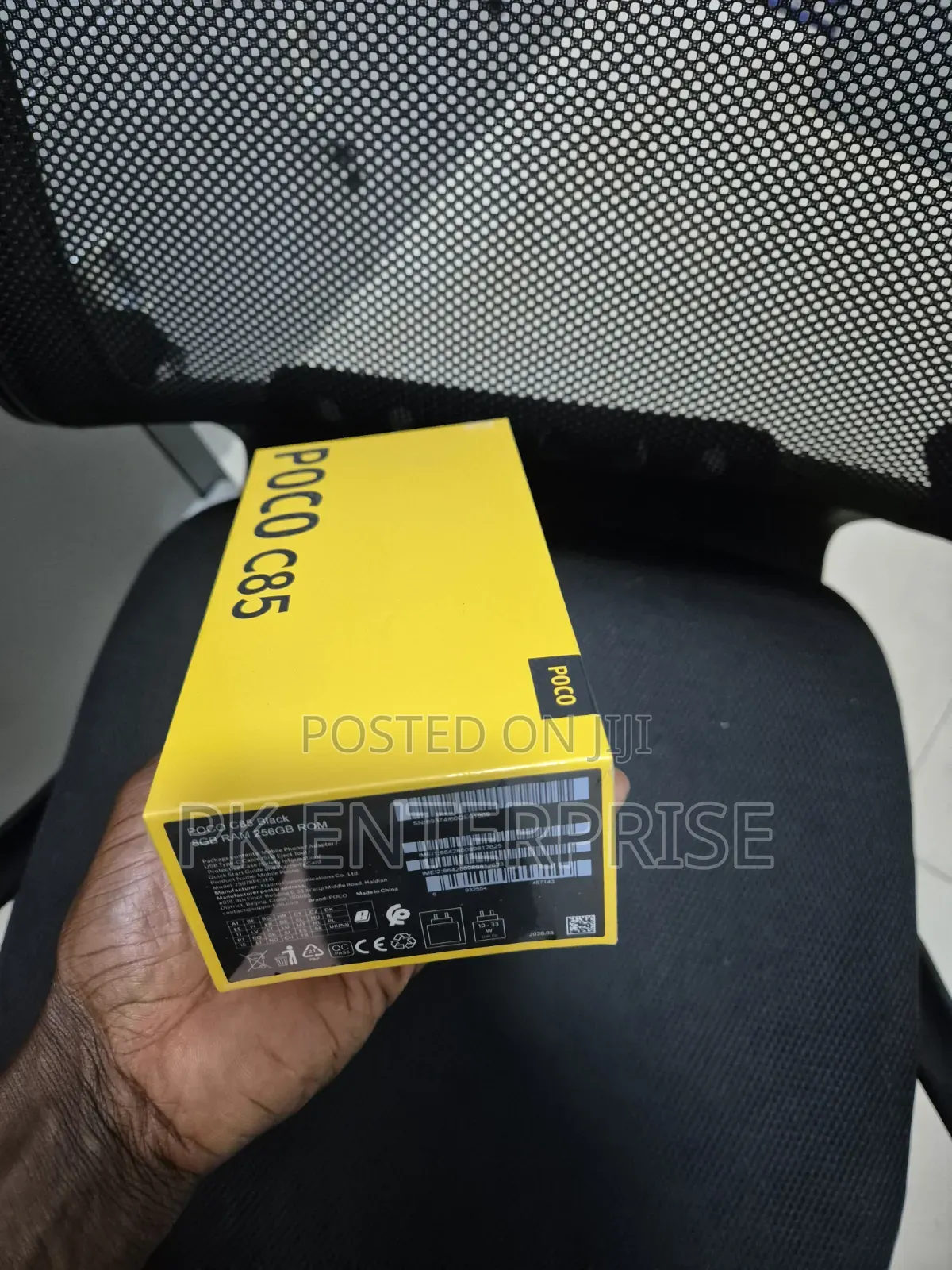 New Xiaomi Poco C85 4G 256 GB Black