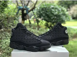 Original Jordan 13 Retro All Black Black Cat