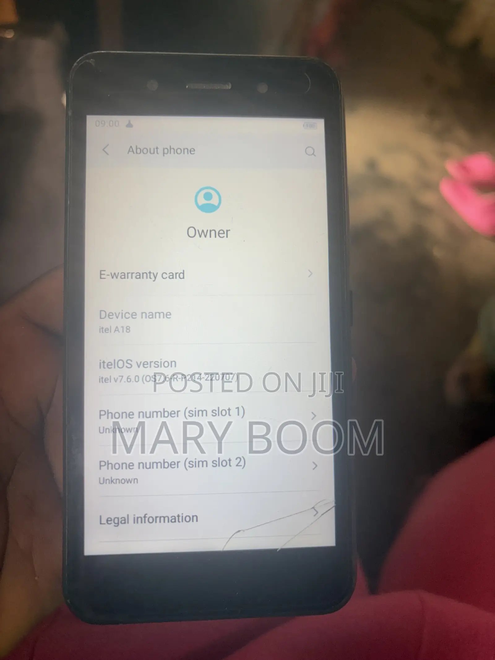 Itel A18 32 GB Black