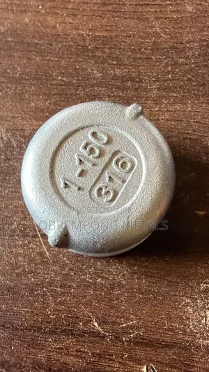1" Stainless End Cap 316 Threaded