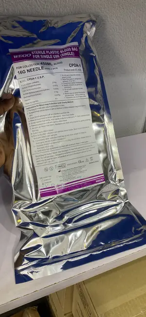 Sterile Plastic Blood Bag (Single)