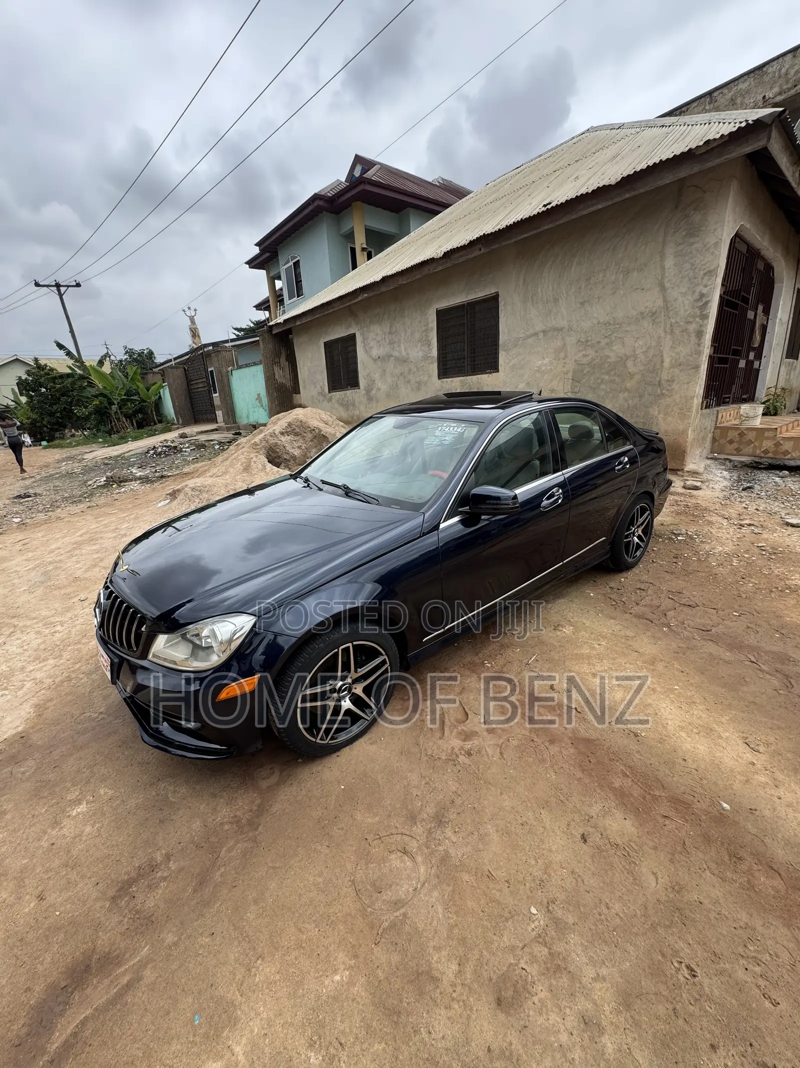 Mercedes-Benz C300 Sport 4Matic Sedan AWD (3.5L 6cyl 7A) 2014 Blue