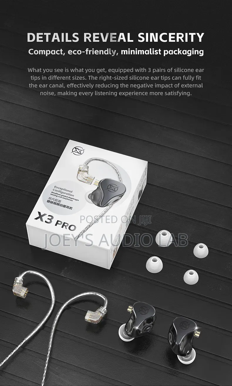 X3 Pro High Quality in-Ear Monitors