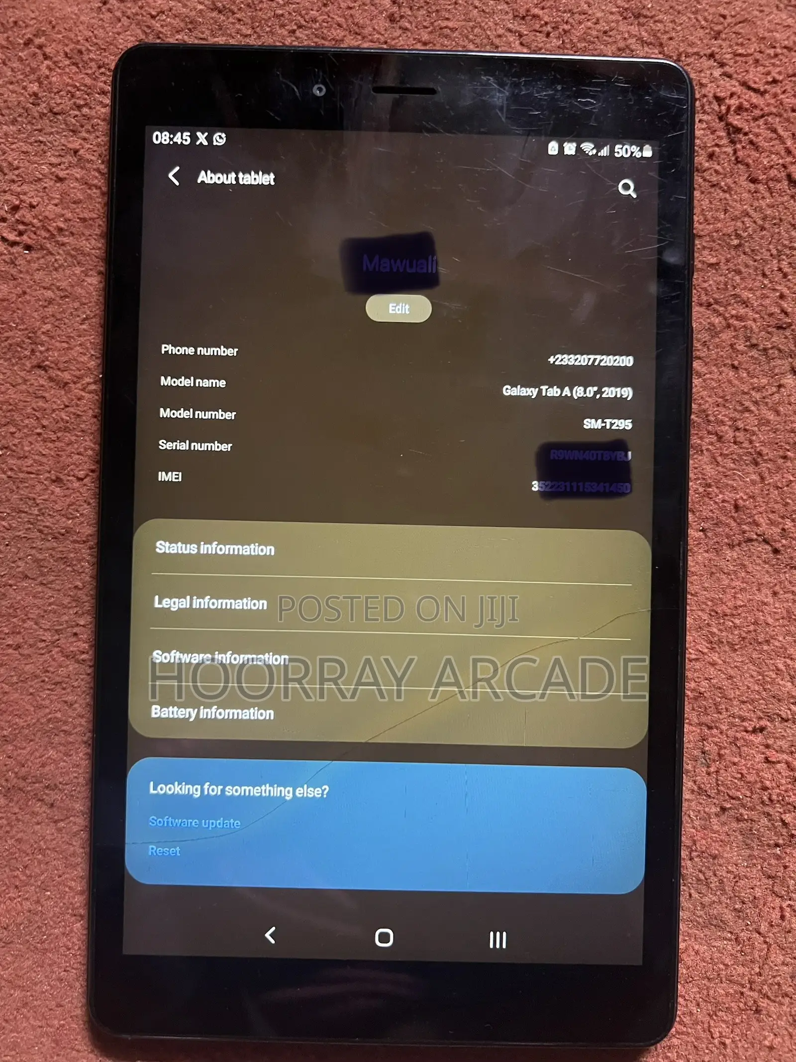 Samsung Galaxy Tab A 8.0 (2019) 32 GB Black
