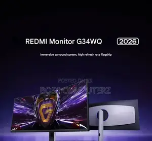 Display Size Type: 34-Inch Curved VA Panel With a 1500R Curvature.