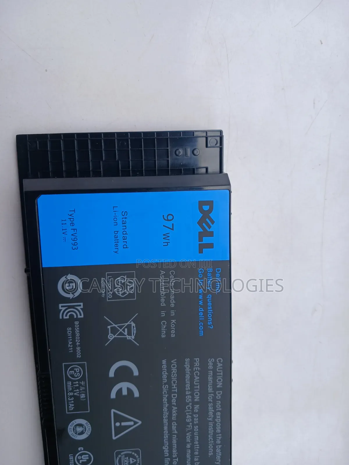 Original Dell Fv993 Battery for M4600 M4800 M6600 M6800