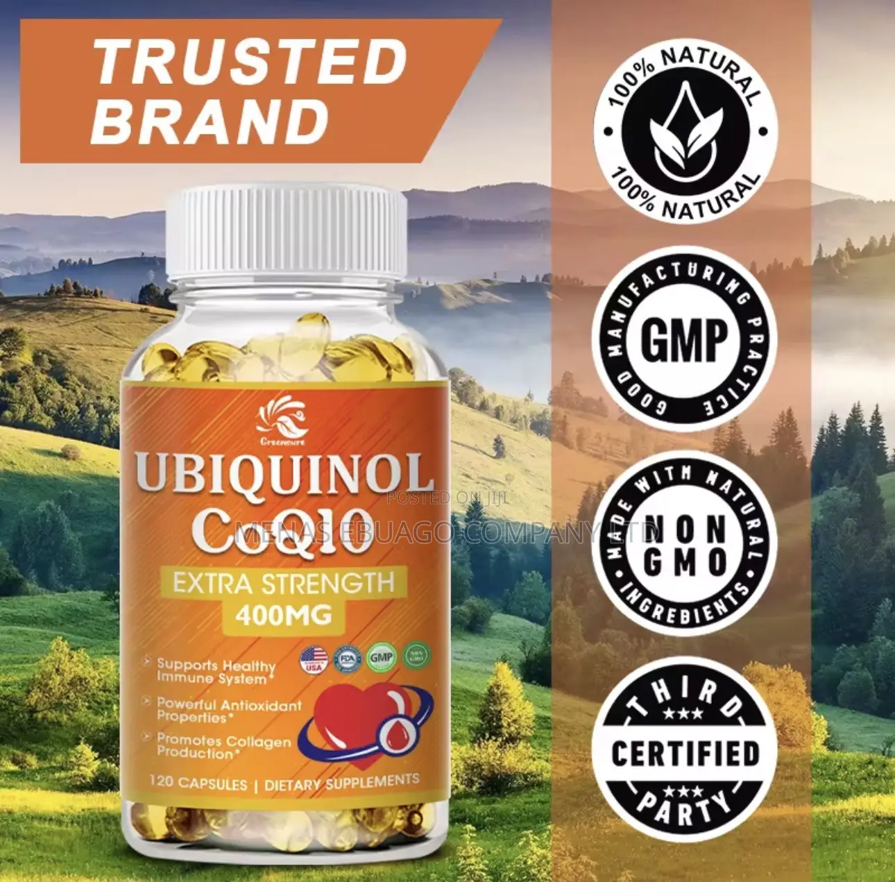 COQ-10 Capsules Coenzyme Q10