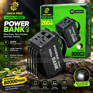 MICH PRO MP002 200W Power Bank – 80,000mAh