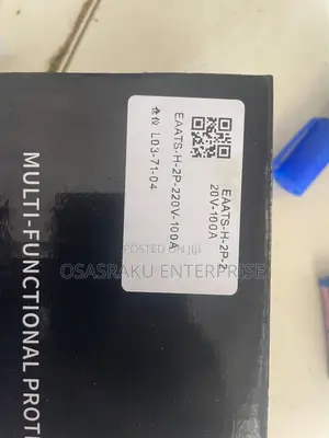 3-Phase to 1-Phase 100 AC ATS
