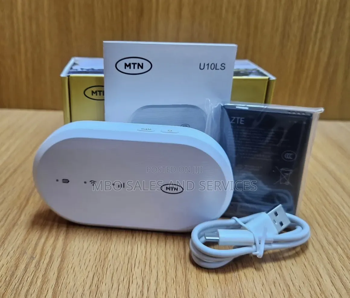 MTN U1ols 4g Lte Wi-Fi 6 MiFi (By ZTE) Universal Turbonet Supported