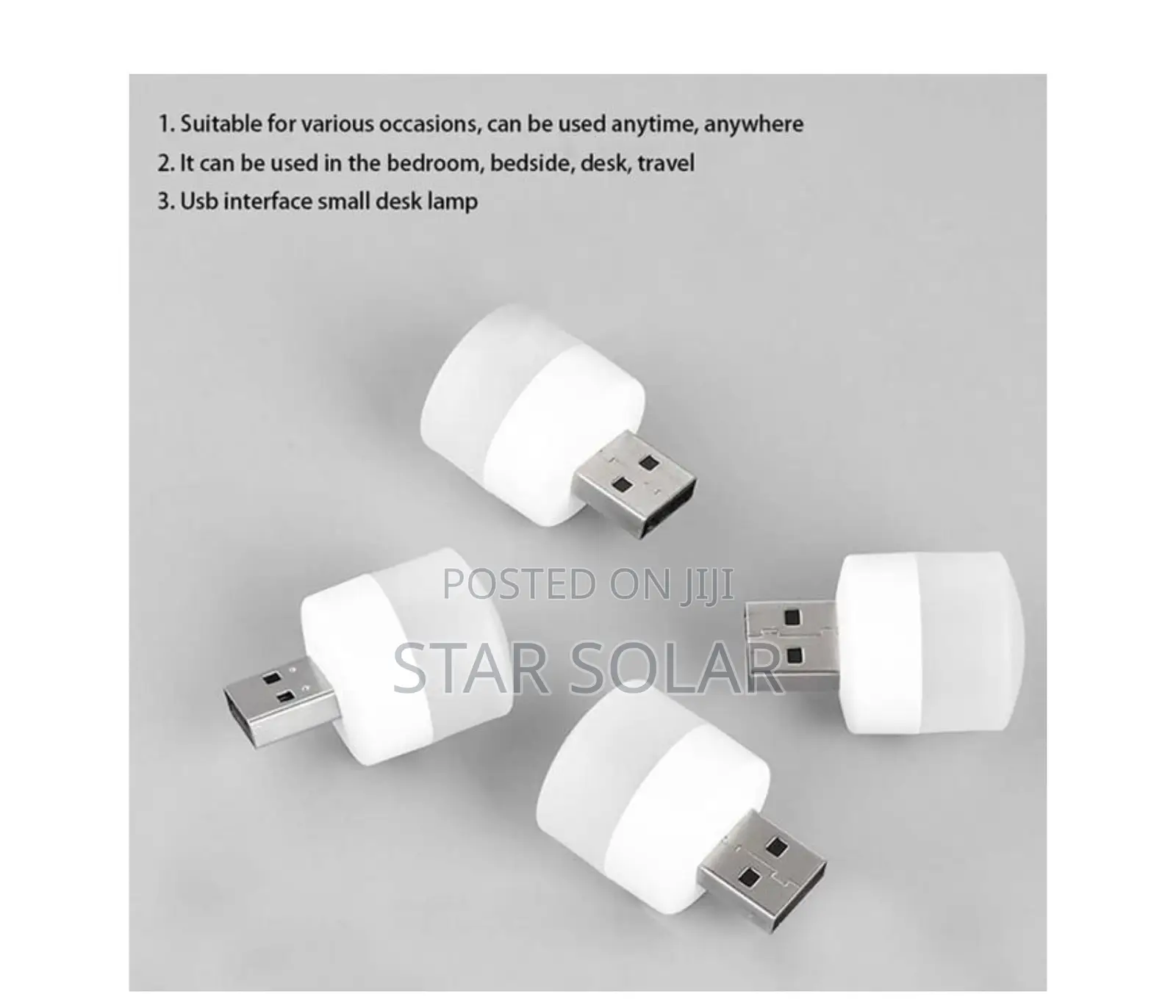 4 Pieces USB Lights by Night