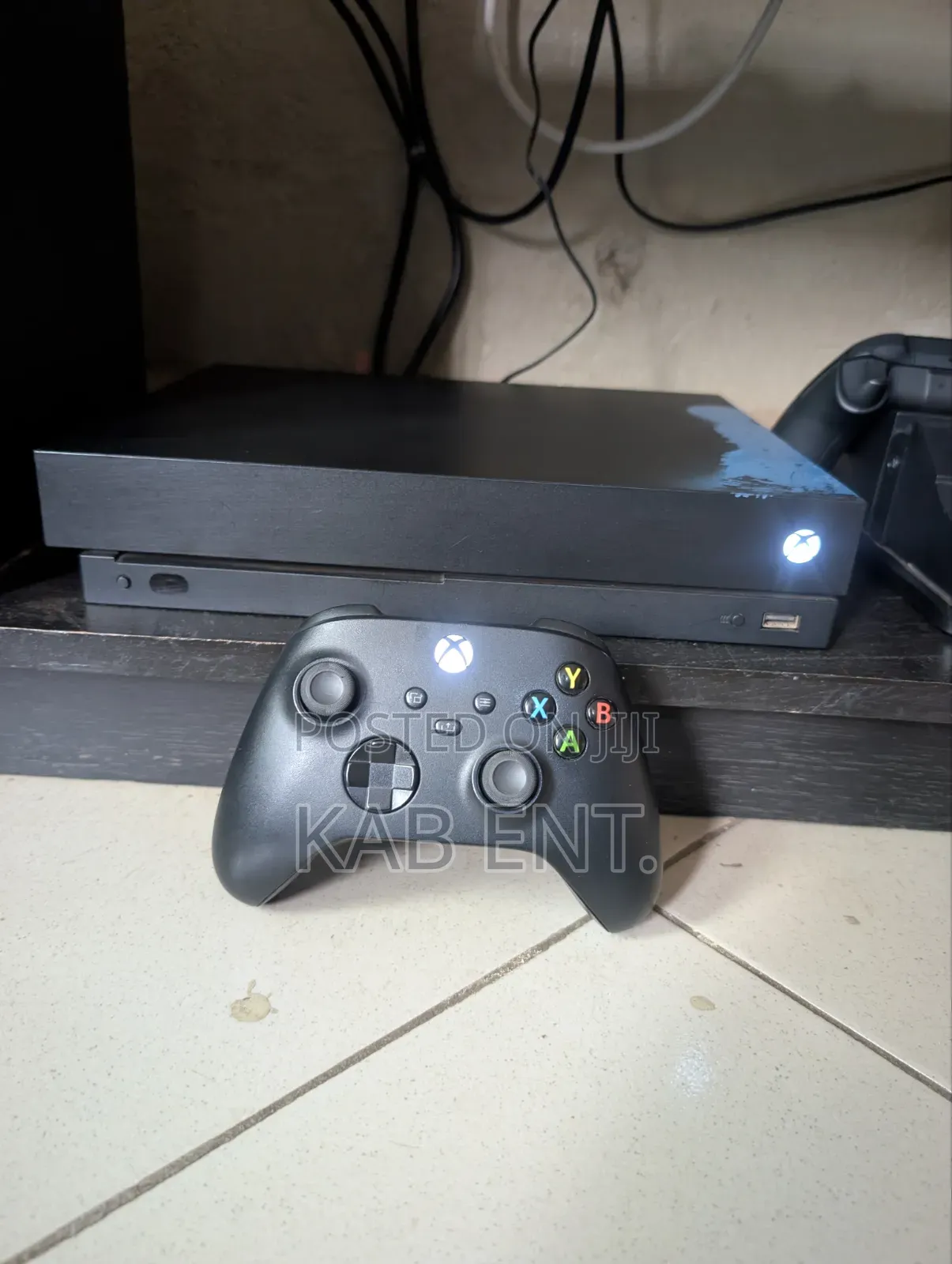 Xbox One X Console With Games and One Controller