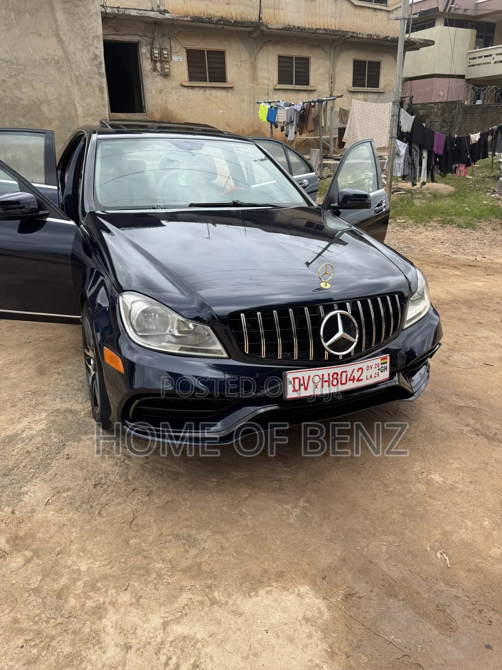 Mercedes-Benz C300 Luxury 4Matic Sedan AWD (3.5L 6cyl 7A) 2014 Blue