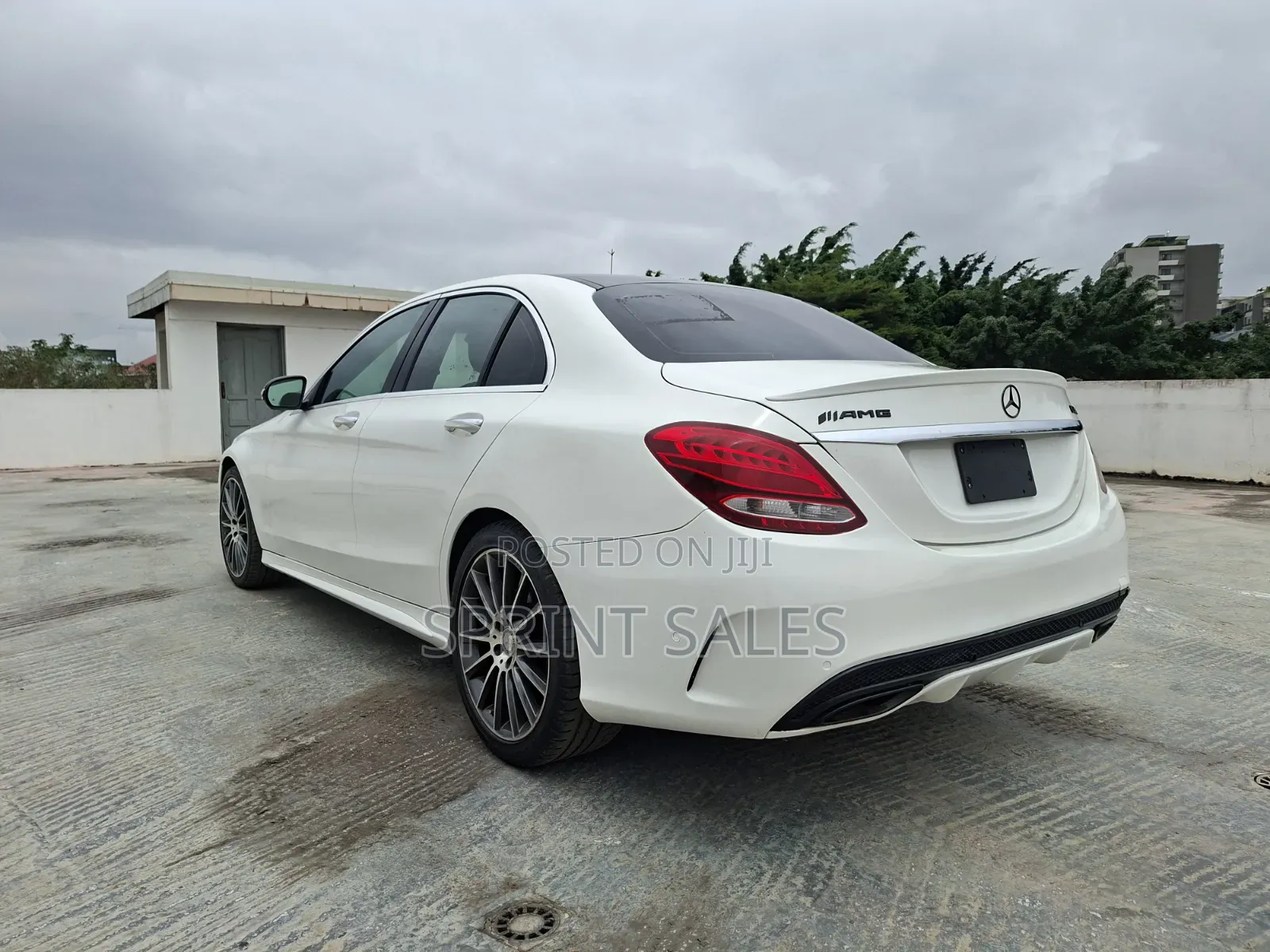 Mercedes-Benz C300 Sport 4Matic Sedan AWD (2.0L 4cyl 7A) 2017 White