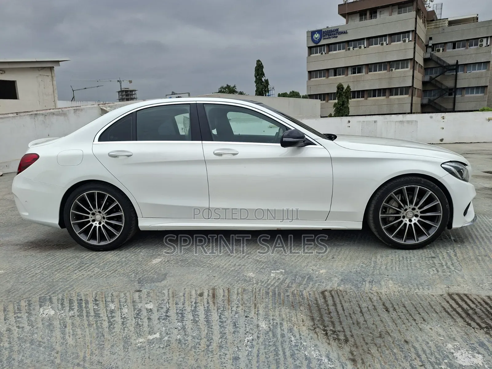 Mercedes-Benz C300 Sport 4Matic Sedan AWD (2.0L 4cyl 7A) 2017 White