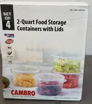 2 Quarts Food Storage With Lids