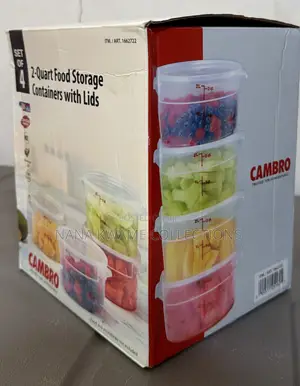 2 Quarts Food Storage With Lids