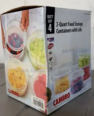 2 Quarts Food Storage With Lids