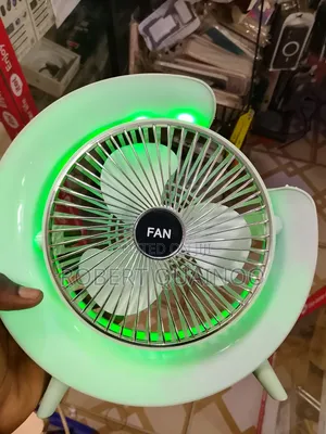 LED Charging Fan