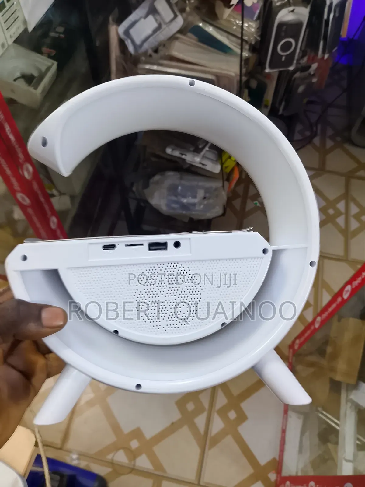 LED Charging Fan