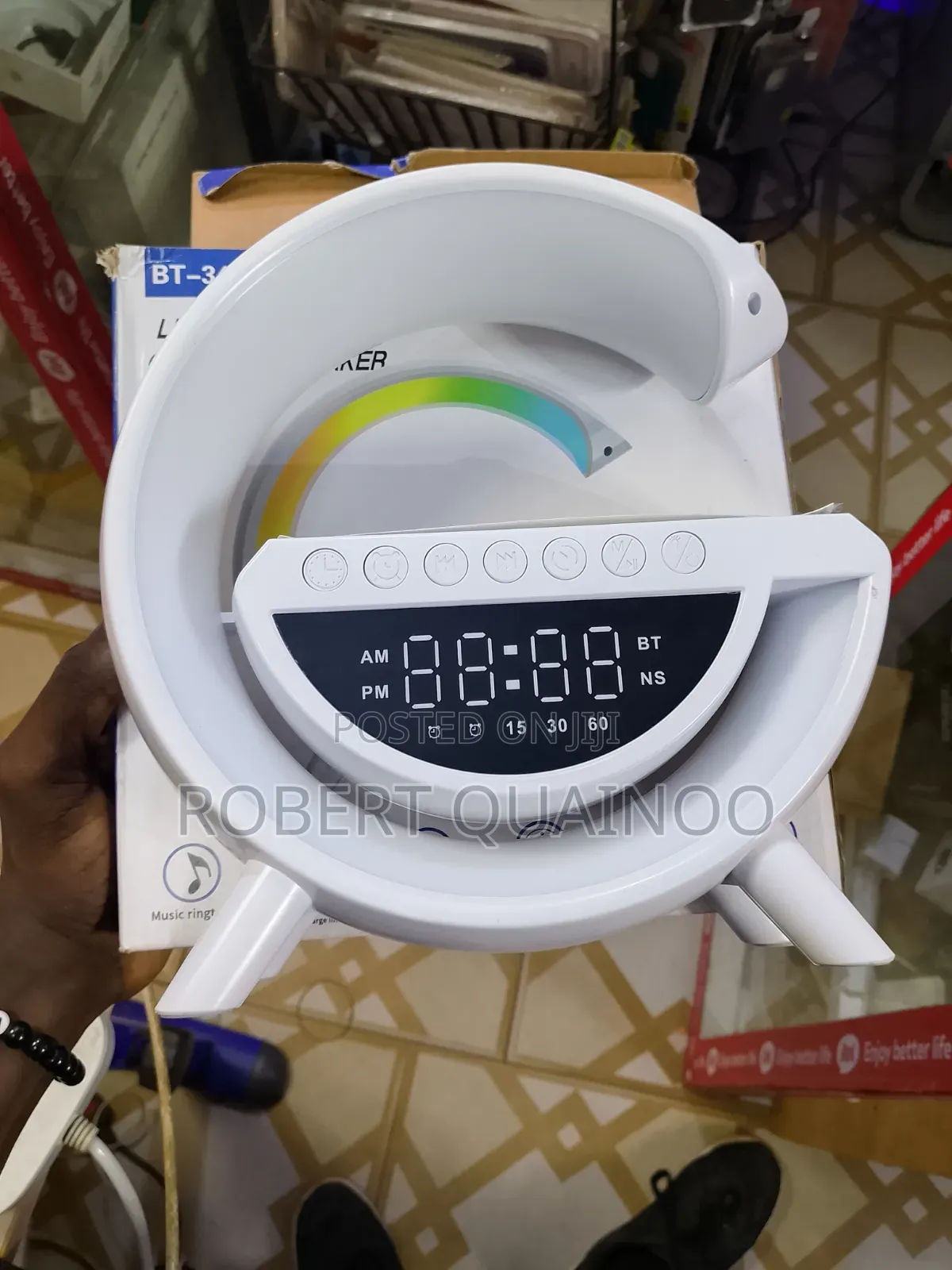LED Charging Fan