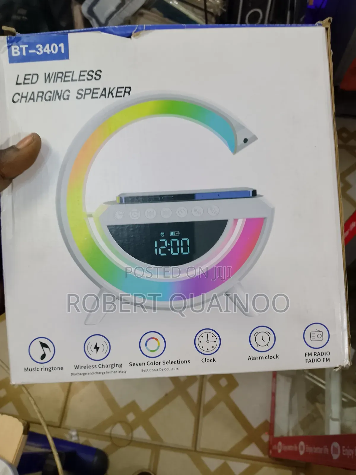 LED Charging Fan