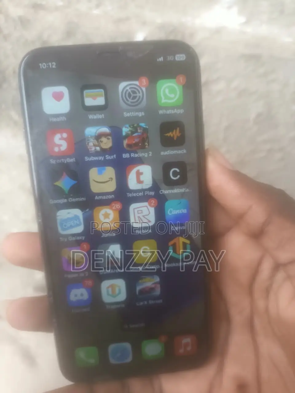 Apple iPhone X 64 GB Black