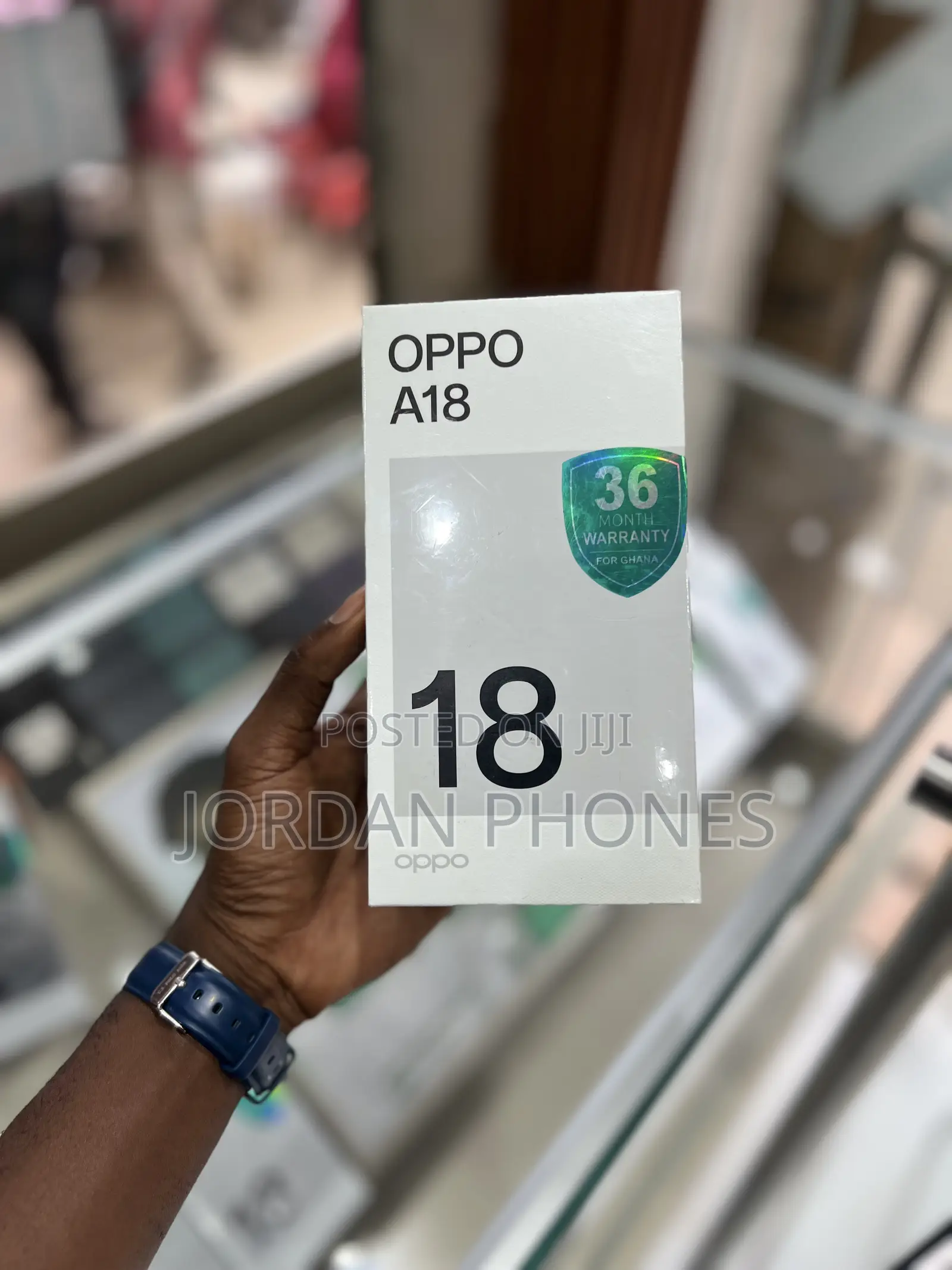 New Oppo A18 64 GB Blue