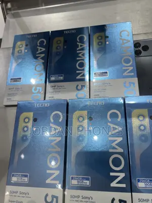 New Tecno Camon 50 256 GB Black
