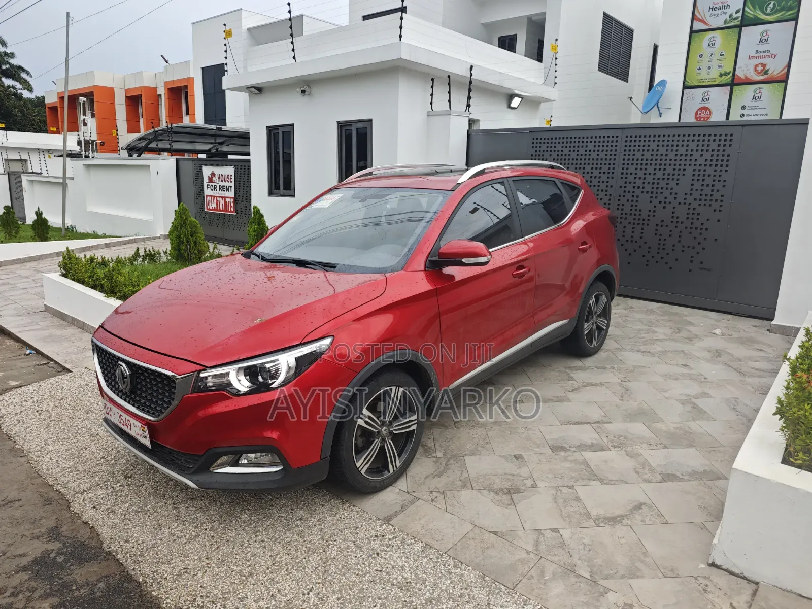 MG ZS 2019 Red