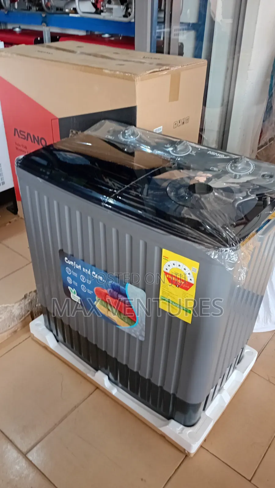 Asano 10kg Heavy Duty Semi Automatic Washer 10kg AS-SX10G 72dB Noise