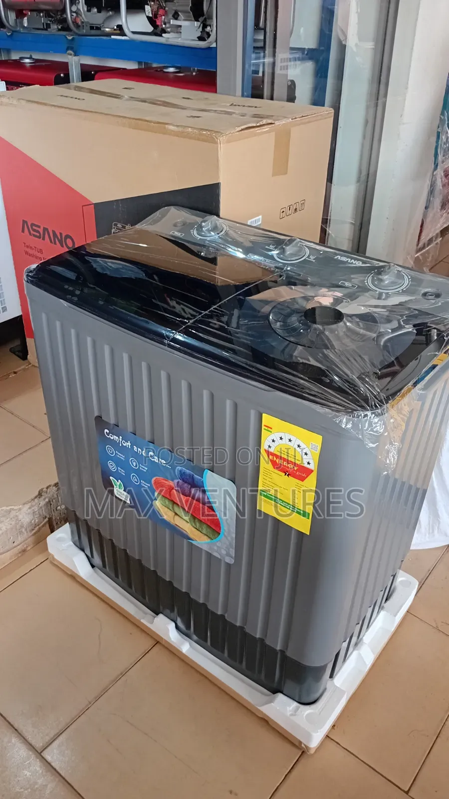 Asano 10kg Heavy Duty Semi Automatic Washer 10kg AS-SX10G 72dB Noise