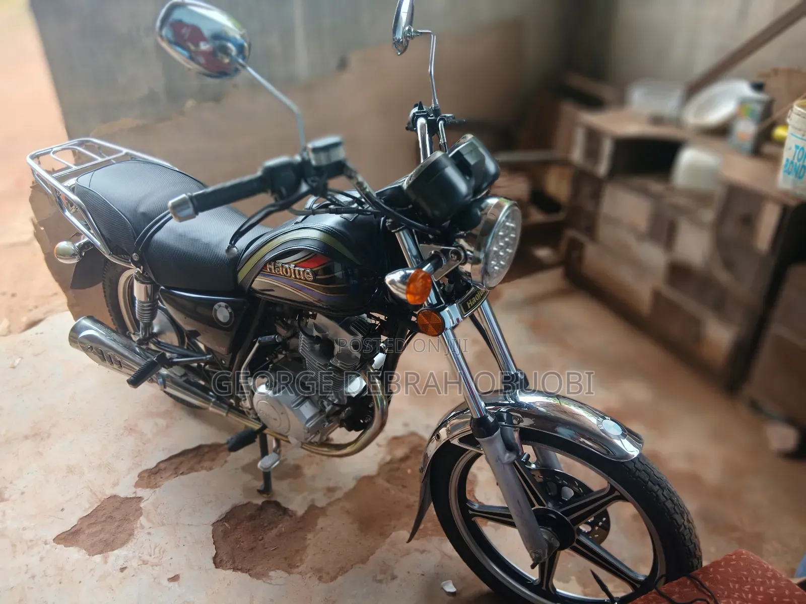 Haojue HJ125-8K 2025 Black