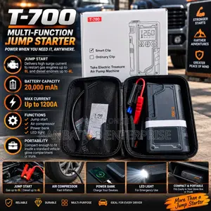 T-700 Jump Starter With Air Compressor Power Bank