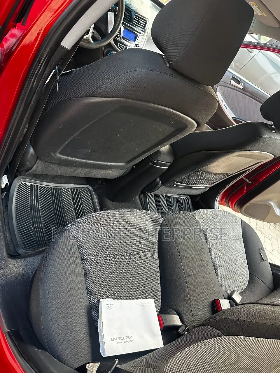Hyundai Accent 2013 Red