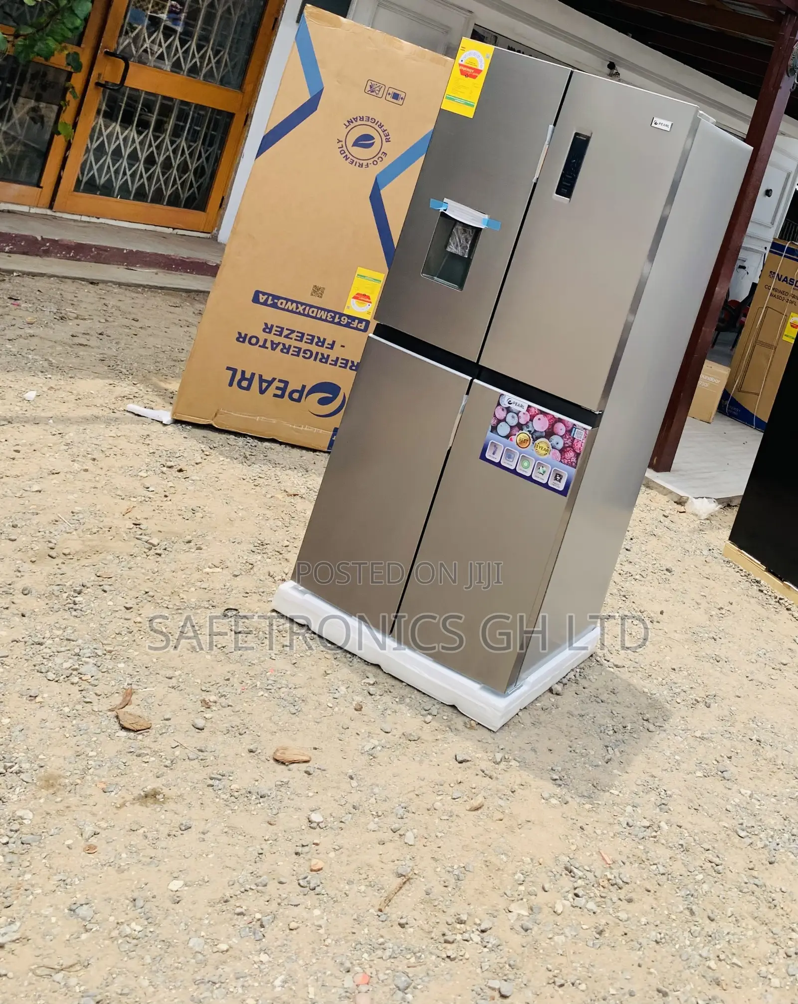 Newly Best PF-613MDIXWD-1A (Grey) 4 Doors Pearl 421L Fridge