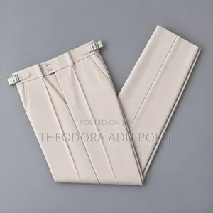 Men Quality Beltless Material Trousers