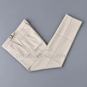 Men Quality Beltless Material Trousers