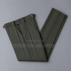 Men Quality Beltless Material Trousers