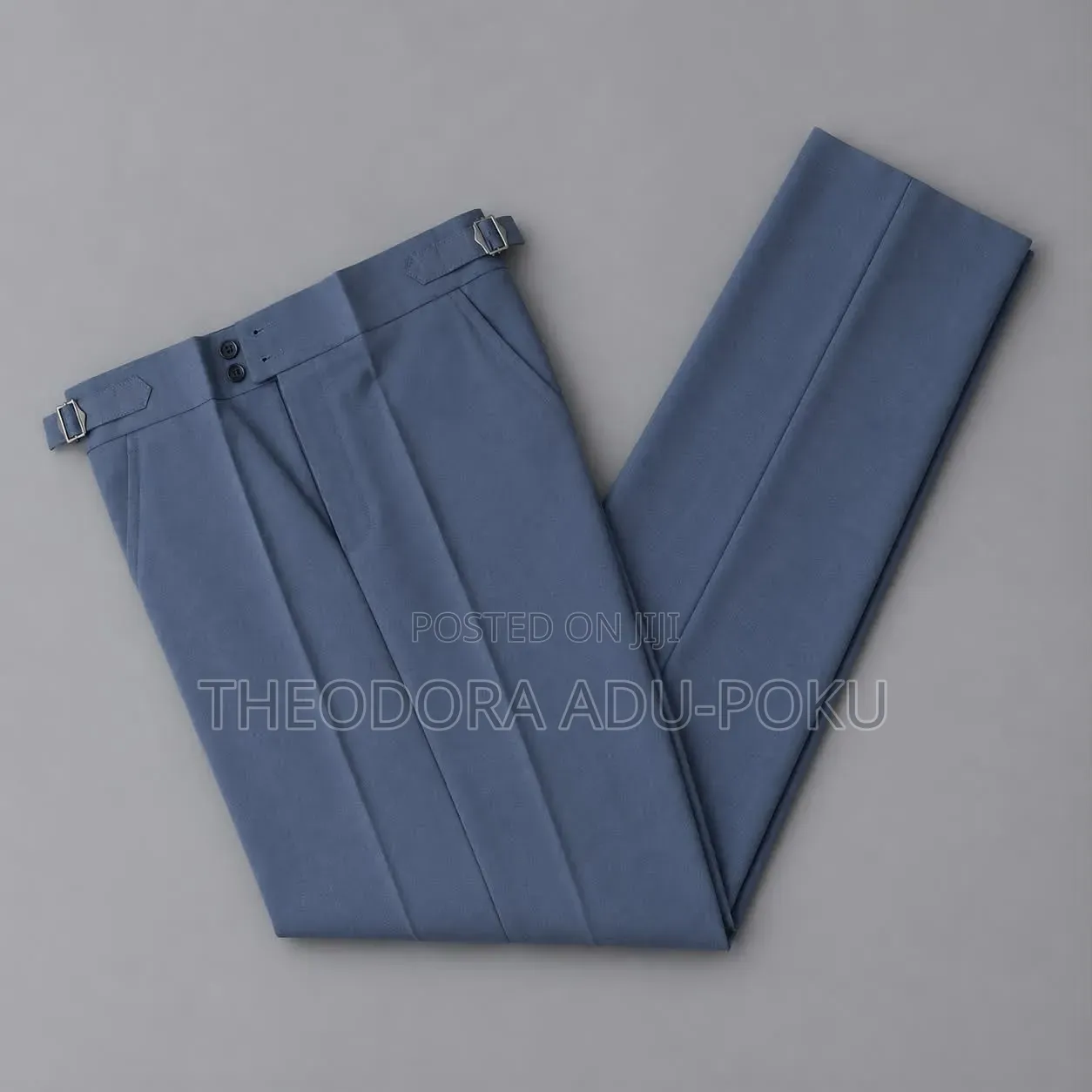 Men Quality Beltless Material Trousers