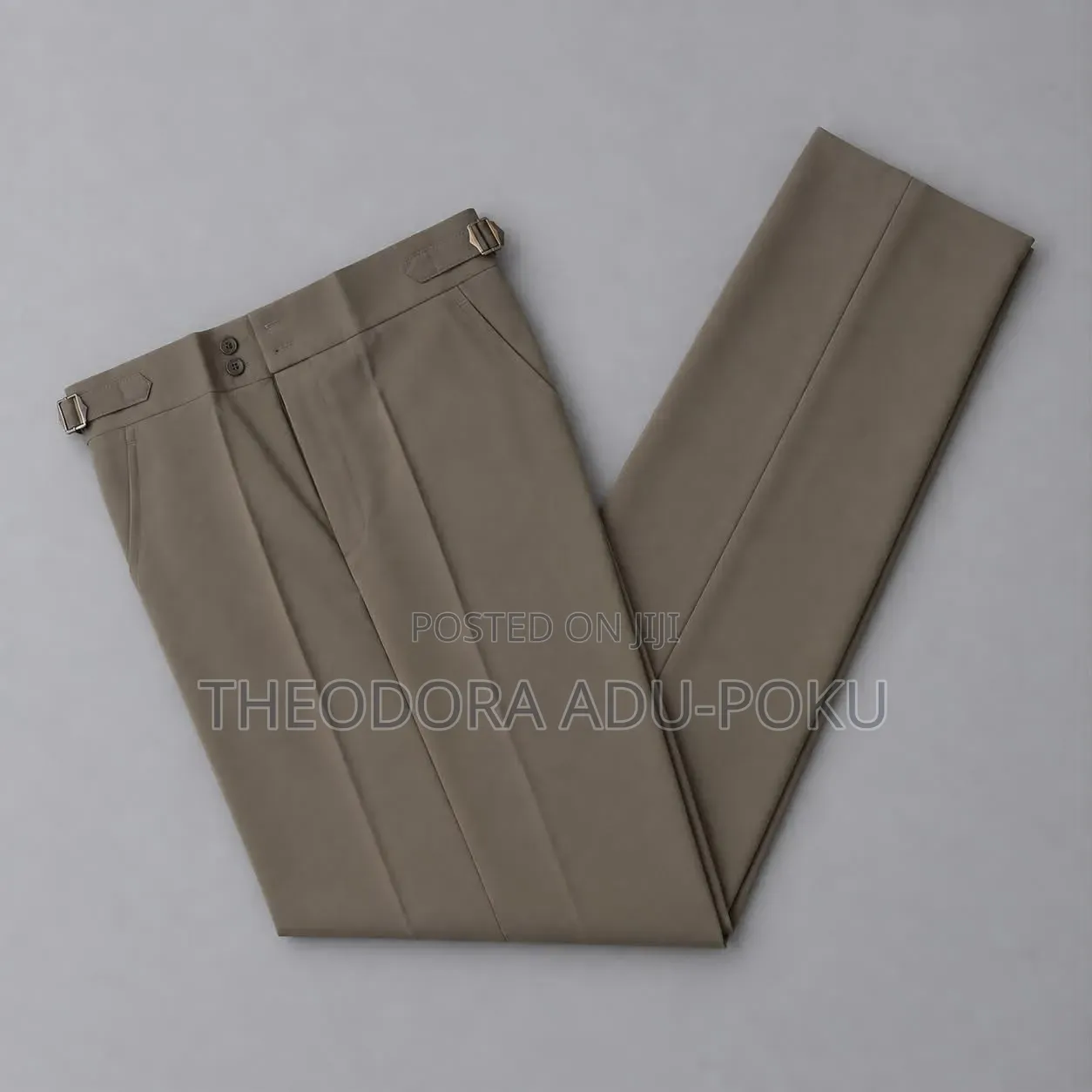 Men Quality Beltless Material Trousers