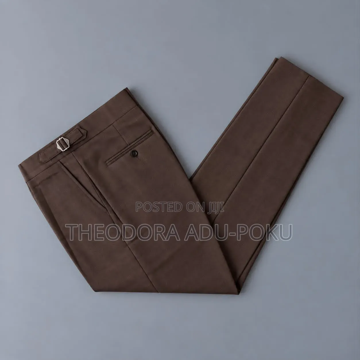 Men Quality Beltless Material Trousers