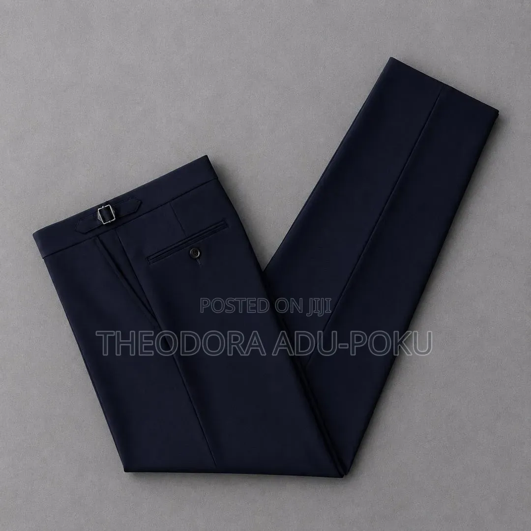 Men Quality Beltless Material Trousers